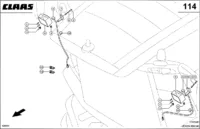 Дополн.-Исполнение. Запчасти для комбайнов lexion 560-540 № машины 58400011 - 58499999 — изображение 3
