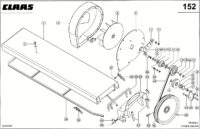Наклонная камера; вентилятор. Запчасти для комбайнов lexion 560-540 № машины 58400011 - 58499999 — изображение 3