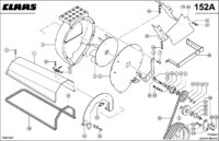 Наклонная камера hp, вентилятор отсоса. Запчасти для комбайнов lexion 560-540 № машины 58400011 - 58499999 — изображение 3