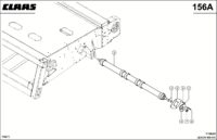 Наклонная камера hp, прижимной валок. Запчасти для комбайнов lexion 560-540 № машины 58400011 - 58499999 — изображение 3