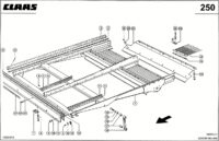 Транспортная доска; рама. Запчасти для комбайнов lexion 560-540 № машины 58400011 - 58499999 — изображение 3