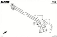 Измельчитель соломы; направляющая. Запчасти для комбайнов lexion 560-540 № машины 58400011 - 58499999 — изображение 3