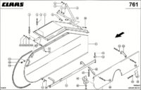Крылья, лев.. Запчасти для комбайнов lexion 560-540 № машины 58400011 - 58499999 — изображение 3