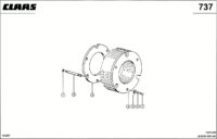 Колесные противовесы. Запчасти для комбайнов lexion 560-540 № машины 58400011 - 58499999 — изображение 3