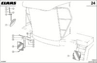 Оборудование безопасности для внутр. Рын. Запчасти комбайнов lexion 560-540 № машины 58400011 - 58499999 — изображение 3