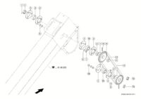 Antrieb uberkehrelevatorkopf. Запчасти для комбайнов tucano 580-570 № машины c3800011 - c3899999 — изображение 3