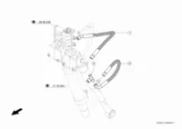 Опорожнение зернового бункера, линии. Запчасти для комбайнов tucano 580-570 № машины c3800011 - c3899999 — изображение 3