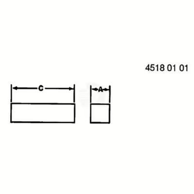 Шпонка вала 6х6х32 49M4821 DL Оригинал ЕС 144 294