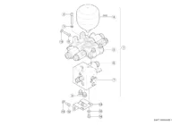 Гидравлика auto contour, клапаны. Запчасти для комбайнов tucano 580-570 № машины l0700011 - l0799999. Схема 1 — изображение 5