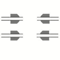 Нож измельчителя (комплект 4LH+4RH) KXE10255A/AH225937 Аналог Германия 126 405 — изображение 8