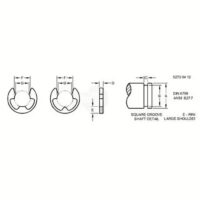 Кольцо стопорное R26871 DL Оригинал ЕС 142 424
