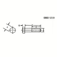 Болт  R45693 DL Оригинал ЕС 129 467 — изображение 3