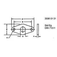 Прокладка R521158 DL Оригинал ЕС 129 480