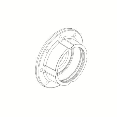 Корпус подшипника левый  Z12821 DL Оригинал ЕС 143 518